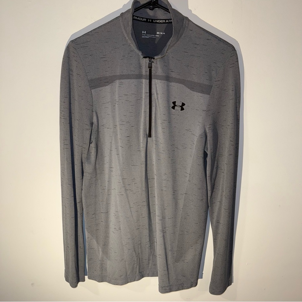 Under Armour Men's Size MD Seamless 1/4 Zip